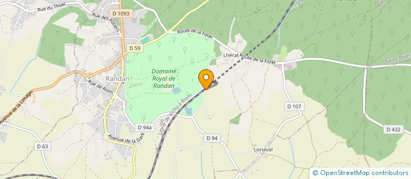 localisation de l'entreprise MONSIEUR PHILIPPE CHANEBOUX  RANDAN