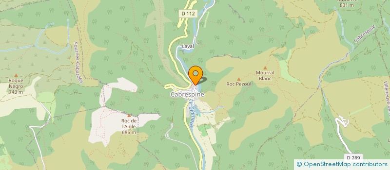 localisation de l'entreprise MONSIEUR PHILIPPE CHANSON  CABRESPINE