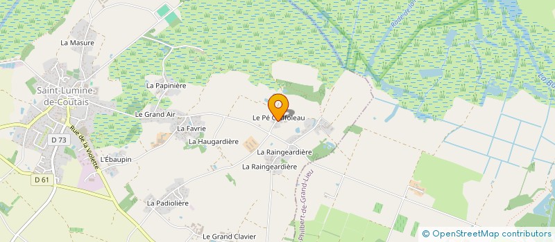 localisation de l'entreprise MONSIEUR PHILIPPE CHANSON à SAINT-LUMINE-DE-COUTAIS