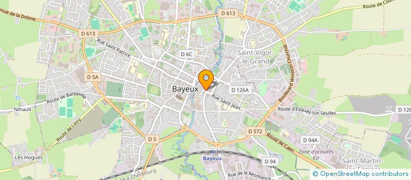 localisation de l'entreprise MONSIEUR PHILIPPE CHANTEAU à BAYEUX