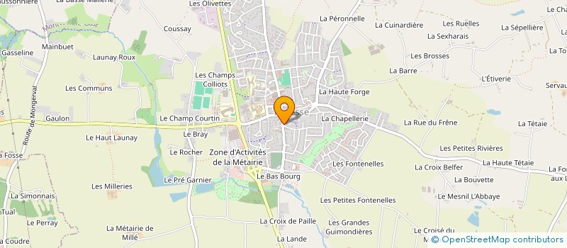 localisation de l'entreprise MONSIEUR PHILIPPE CHANTELOUP à LA MEZIERE