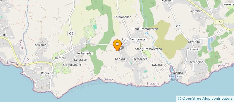 localisation de l'entreprise MONSIEUR PHILIPPE CHAPEL  NEVEZ