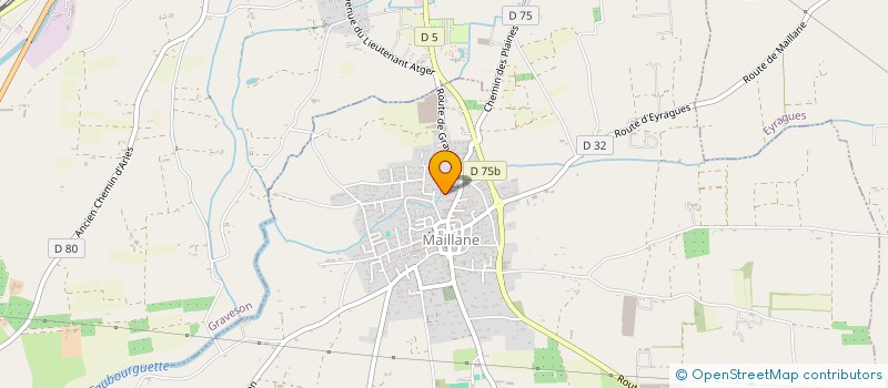 localisation de l'entreprise MONSIEUR PHILIPPE CHAPELLE  MAILLANE