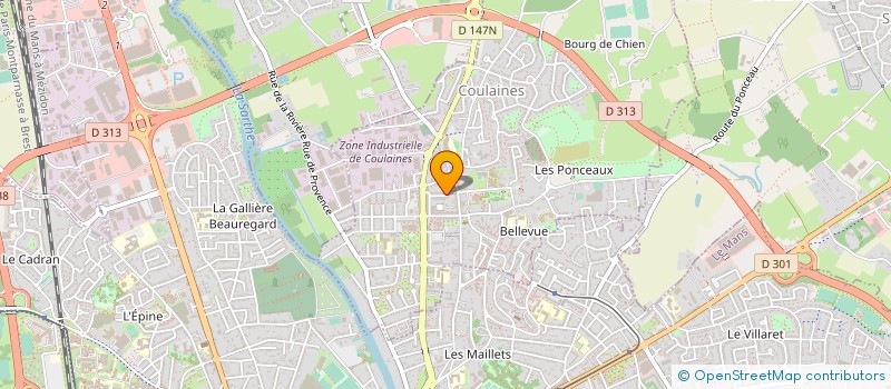 localisation de l'entreprise MONSIEUR PHILIPPE CHAPLAIN à NEUVILLE SUR SARTHE