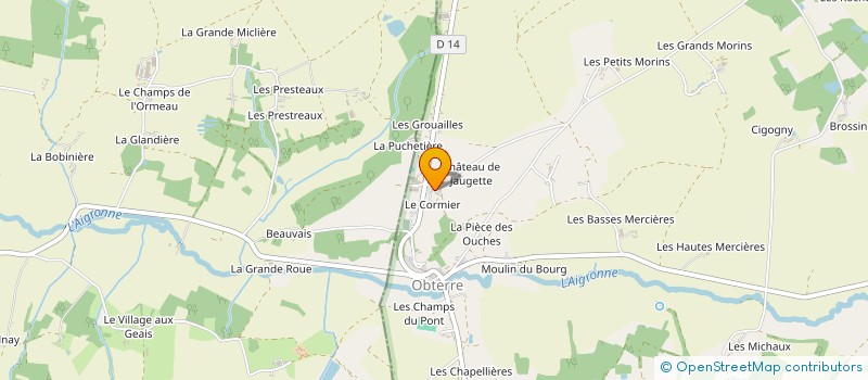 localisation de l'entreprise MONSIEUR PHILIPPE CHAPU à OBTERRE