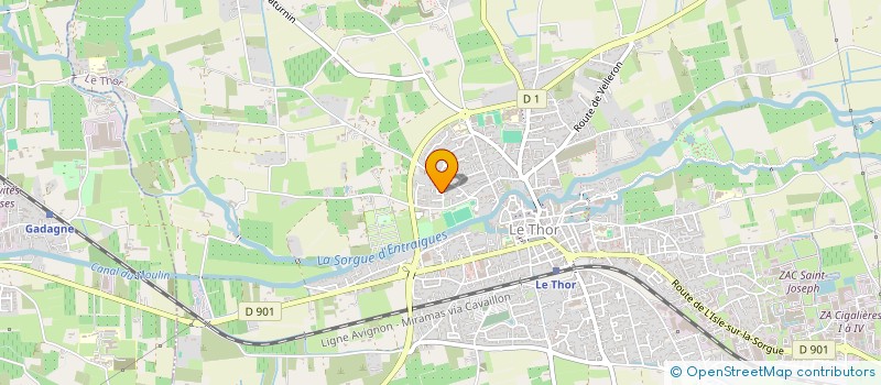 localisation de l'entreprise MONSIEUR PHILIPPE CHAPUY à CARPENTRAS