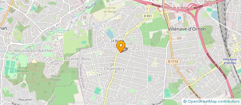 localisation de l'entreprise MONSIEUR PHILIPPE CHARBIT  VILLENAVE-D'ORNON