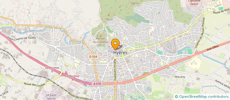 localisation de l'entreprise MONSIEUR PHILIPPE CHARDAVOINE  HYERES