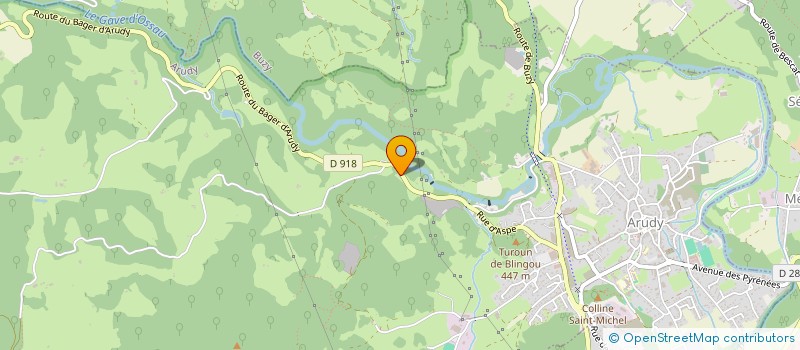 localisation de l'entreprise MONSIEUR PHILIPPE CHARDON  ARUDY