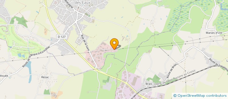 localisation de l'entreprise MONSIEUR PHILIPPE CHAREYRE  SAINT-ANDRE-DES-EAUX