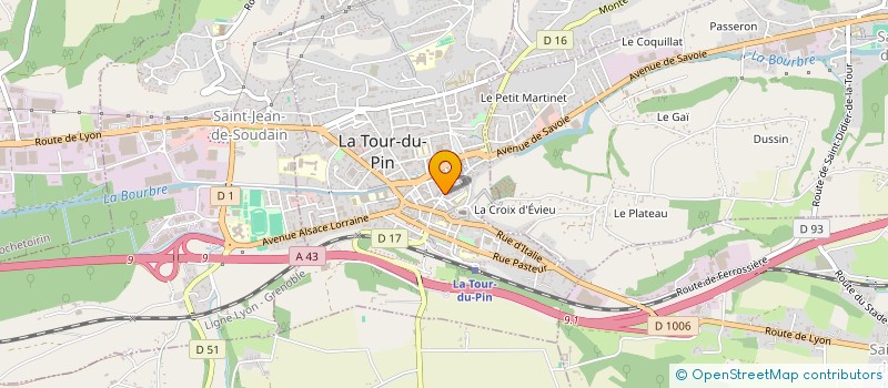 localisation de l'entreprise MONSIEUR PHILIPPE CHARLES à LA TOUR-DU-PIN