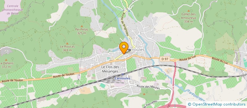 localisation de l'entreprise MONSIEUR PHILIPPE CHARLES à CARNOULES
