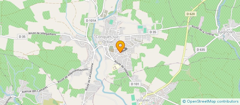 localisation de l'entreprise MONSIEUR PHILIPPE CHARLES  CONQUES-SUR-ORBIEL