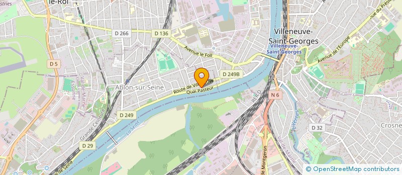 localisation de l'entreprise MONSIEUR PHILIPPE CHARLES GIMILIO  THIAIS