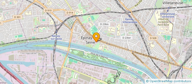 localisation de l'entreprise MONSIEUR PHILIPPE-CHARLES POUZELGUES à EPINAY-SUR-SEINE