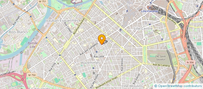 localisation de l'entreprise MONSIEUR PHILIPPE CHARLET à LILLE