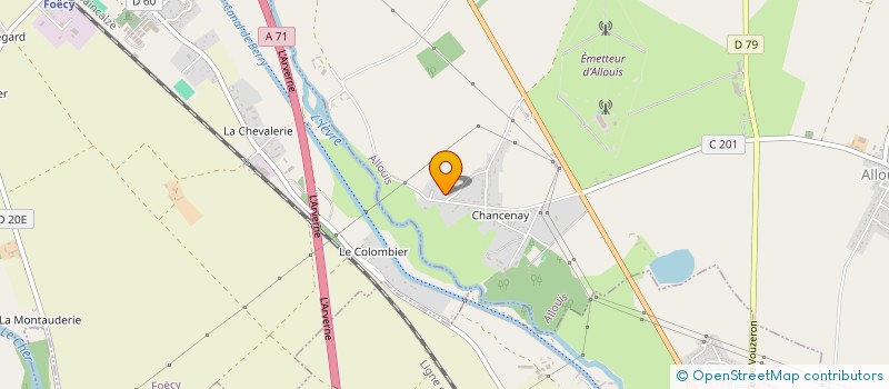 localisation de l'entreprise MONSIEUR PHILIPPE CHARLON  ALLOUIS