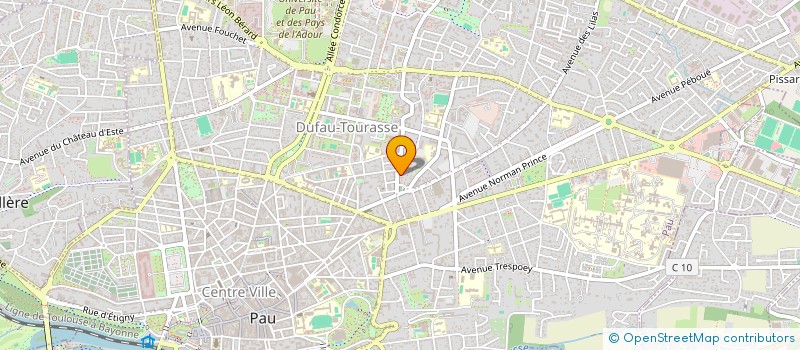 localisation de l'entreprise MONSIEUR PHILIPPE CHARLOT à PAU