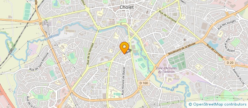 localisation de l'entreprise MONSIEUR PHILIPPE CHARRIER à CHOLET