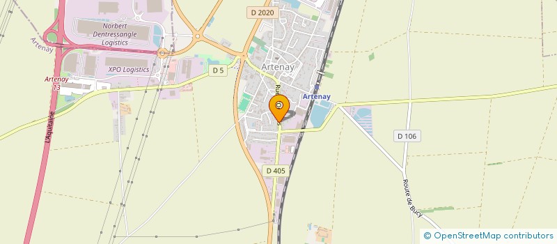 localisation de l'entreprise MONSIEUR PHILIPPE CHARRIER à ARTENAY