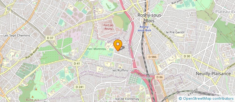 localisation de l'entreprise MONSIEUR PHILIPPE CHARRON à MONTREUIL