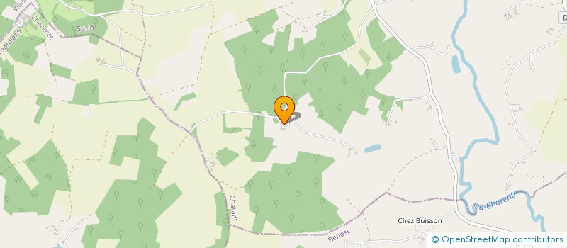 localisation de l'entreprise MONSIEUR PHILIPPE CHARTREUX  CHATAIN