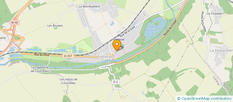 localisation de l'entreprise MONSIEUR PHILIPPE CHASSAGNE  FRETEVAL