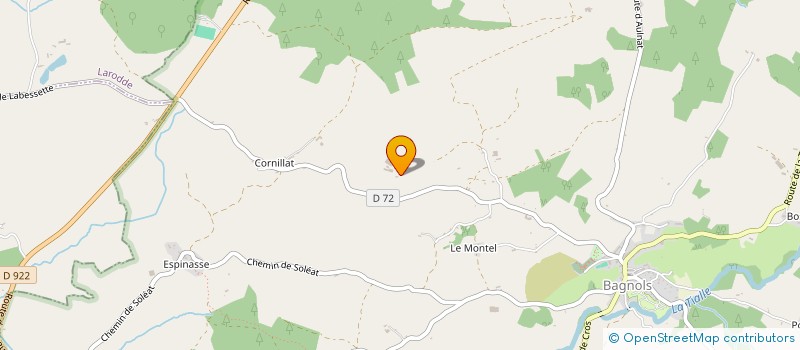 localisation de l'entreprise MONSIEUR PHILIPPE CHASSARD  BAGNOLS