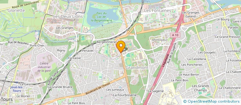 localisation de l'entreprise MONSIEUR PHILIPPE CHASSEPOUX  TOURS