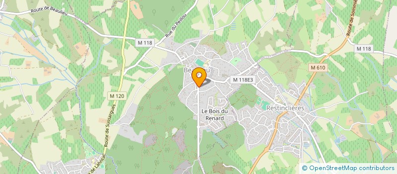 localisation de l'entreprise MONSIEUR PHILIPPE CHASSIGNOLE à BEAULIEU
