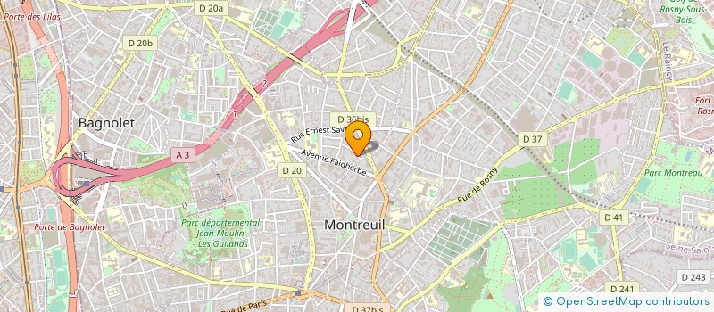 localisation de l'entreprise MONSIEUR PHILIPPE CHATEAURAYNAUD à MONTREUIL
