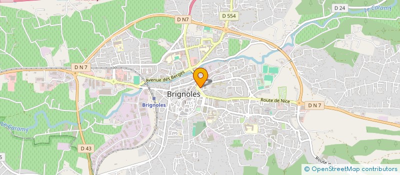 localisation de l'entreprise MONSIEUR PHILIPPE CHATILLON à BRIGNOLES
