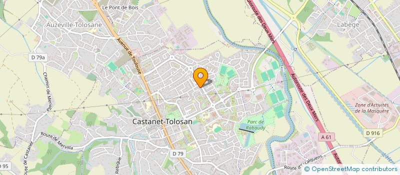 localisation de l'entreprise MONSIEUR PHILIPPE CHAUDERON à CASTANET-TOLOSAN