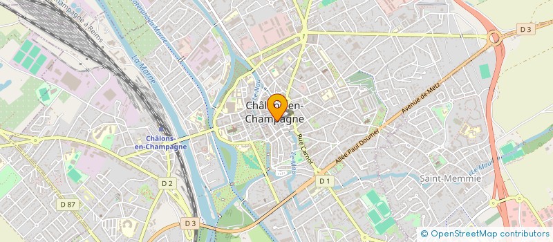 localisation de l'entreprise MONSIEUR PHILIPPE CHAUMEILLE à CHALONS-EN-CHAMPAGNE