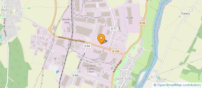 localisation de l'entreprise MONSIEUR PHILIPPE CHAUSSON  LAGNIEU