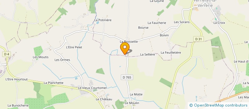 localisation de l'entreprise MONSIEUR PHILIPPE CHAUVIERE à FERRIERES-LA-VERRERIE