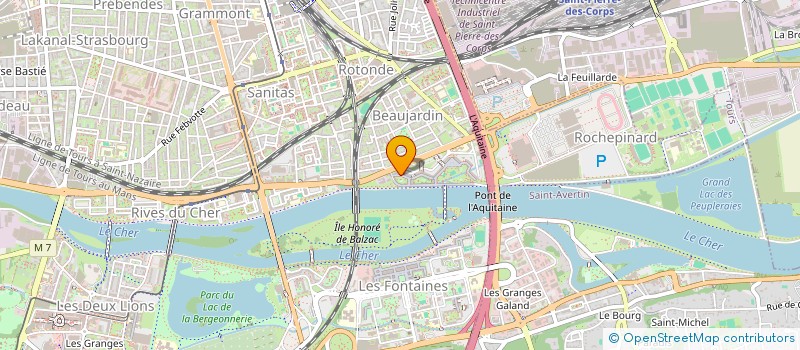 localisation de l'entreprise MONSIEUR PHILIPPE CHAUVIN  TOURS