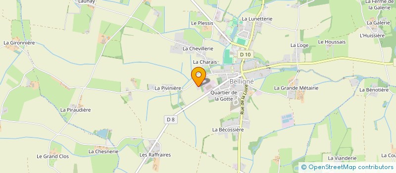 localisation de l'entreprise MONSIEUR PHILIPPE CHAUVIN à LOIREAUXENCE