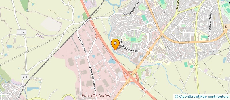 localisation de l'entreprise MONSIEUR PHILIPPE CHAUVIRE à CHOLET