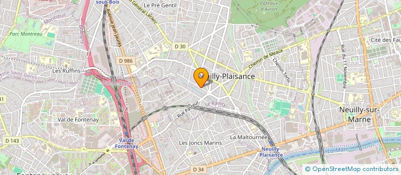 localisation de l'entreprise MONSIEUR PHILIPPE CHAVEY à NEUILLY-PLAISANCE
