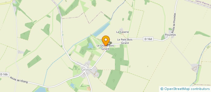 localisation de l'entreprise MONSIEUR PHILIPPE CHEDEAU à GIROUX