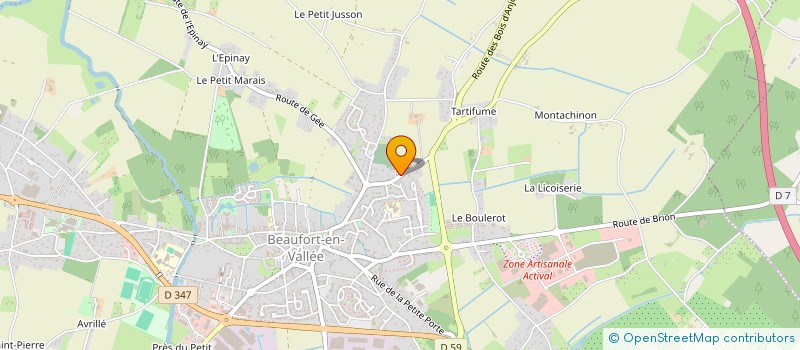 localisation de l'entreprise MONSIEUR PHILIPPE CHEDET à BRISSAC LOIRE AUBANCE