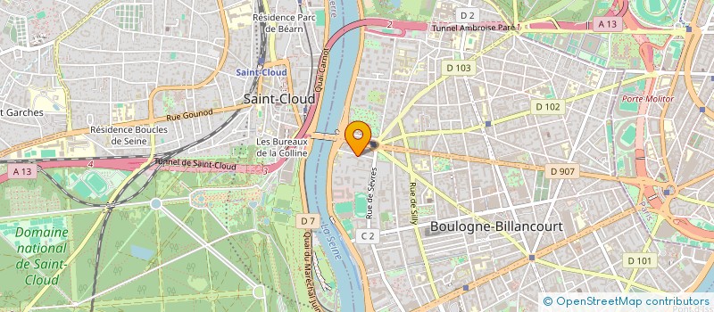 localisation de l'entreprise MONSIEUR PHILIPPE CHEMEL à BOULOGNE BILLANCOURT