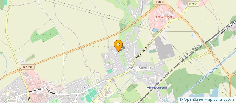 localisation de l'entreprise MONSIEUR PHILIPPE CHEMIN  VIRY-NOUREUIL