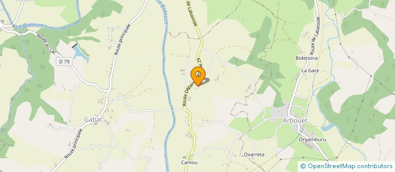 localisation de l'entreprise MONSIEUR PHILIPPE CHEMIN  ARRAUTE-CHARRITTE