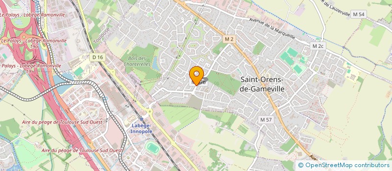 localisation de l'entreprise MONSIEUR PHILIPPE CHEMIN  SAINT-ORENS-DE-GAMEVILLE