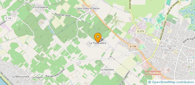 localisation de l'entreprise MONSIEUR PHILIPPE CHEMIN  SAINT-PIERRE-D OLERON