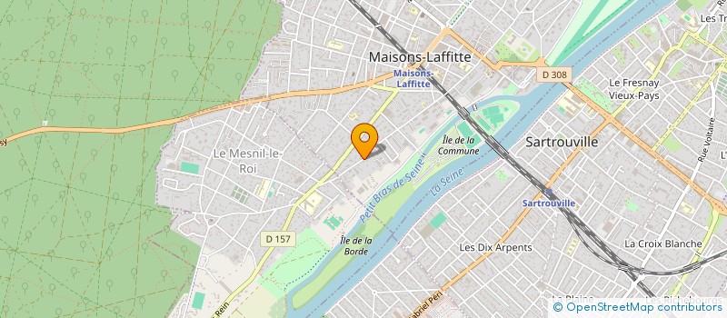 localisation de l'entreprise MONSIEUR PHILIPPE CHEMINEAU à MAISONS-LAFFITTE