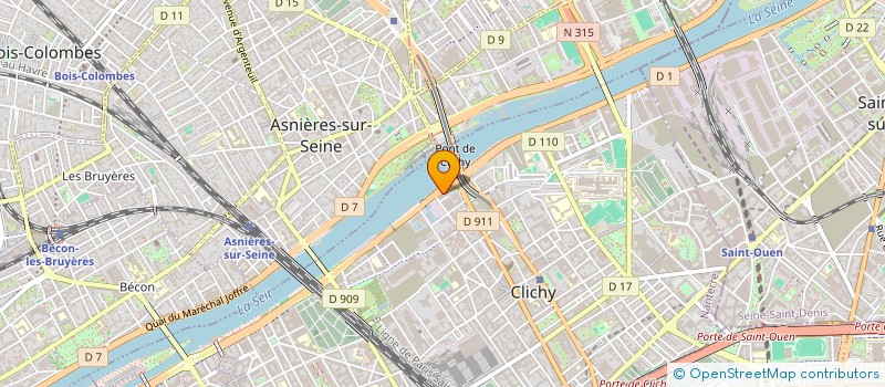 localisation de l'entreprise MONSIEUR PHILIPPE CHEMLA  CLICHY