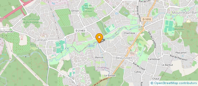 localisation de l'entreprise MONSIEUR PHILIPPE CHENEAU à GRADIGNAN